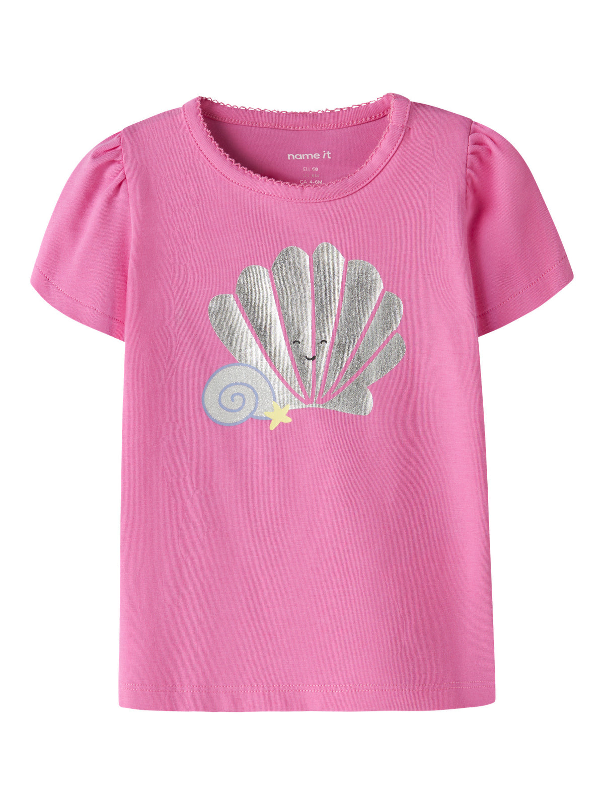 Name it T-Shirt mit Glitzerprint aus Bio-Baumwolle