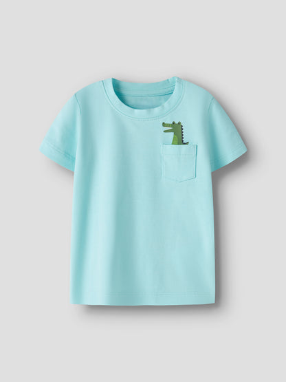 Name it T-Shirt mit Krokodilprint aus Bio-Baumwolle