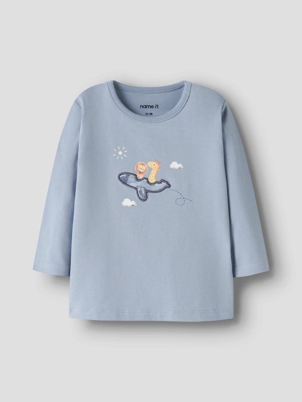 Name it Langarmshirt mit süßem Tierprint