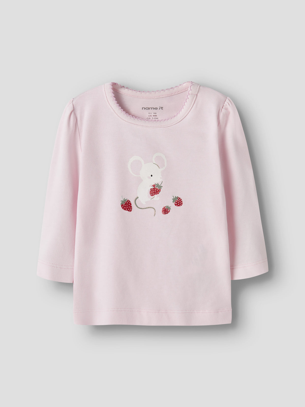 Name it Langarmshirt mit Mäuseprint aus Bio-Baumwolle