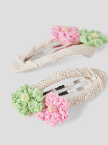 Name it Haarspängchen mit Häkelblumen