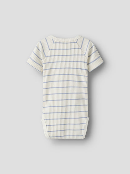 Lil'Atelier Body Kurzarm gestreift aus Bio-Baumwolle