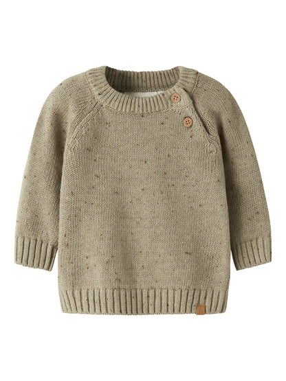 Lil'Atelier Strickpullover Regular Fit aus Bio-Baumwolle
