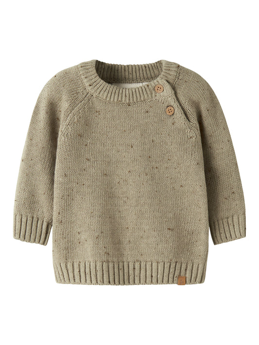 Lil'Atelier Strickpullover Regular Fit aus Bio-Baumwolle