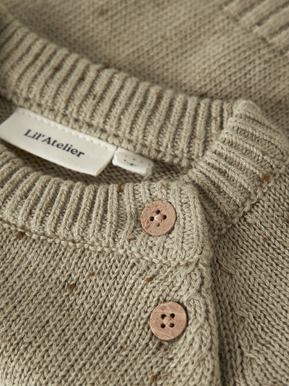 Lil'Atelier Strickpullover Regular Fit aus Bio-Baumwolle