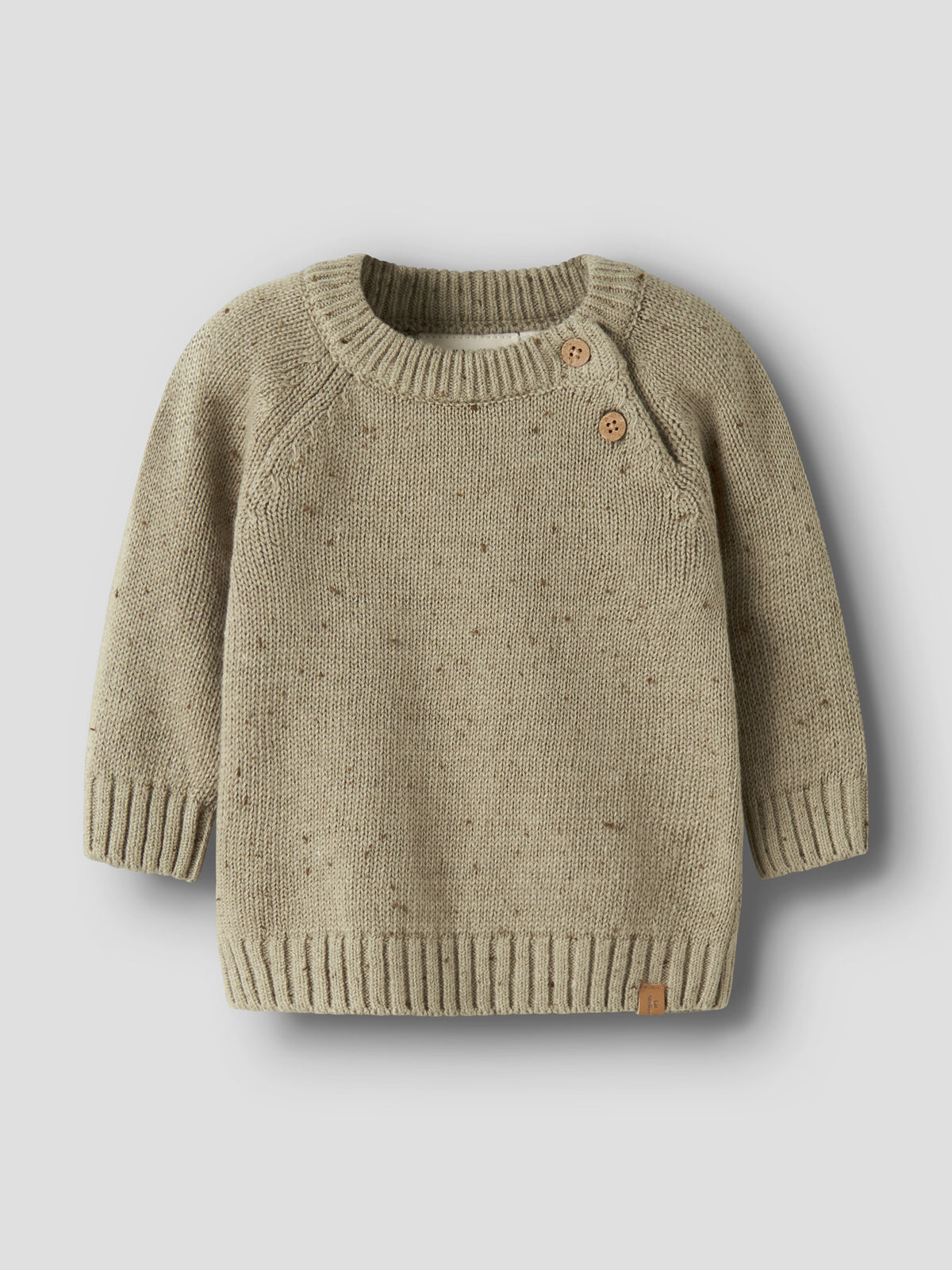 Lil'Atelier Strickpullover Regular Fit aus Bio-Baumwolle