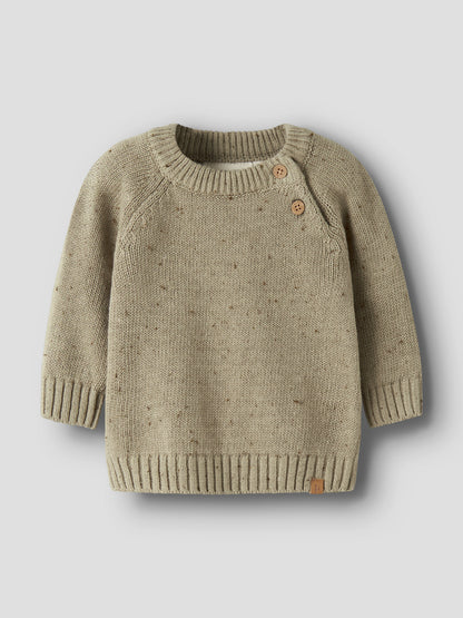 Lil'Atelier Strickpullover Regular Fit aus Bio-Baumwolle