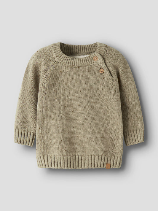 Lil'Atelier Strickpullover Regular Fit aus Bio-Baumwolle
