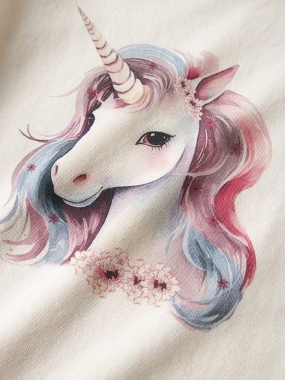 Name it Langarmshirt mit Einhornprint