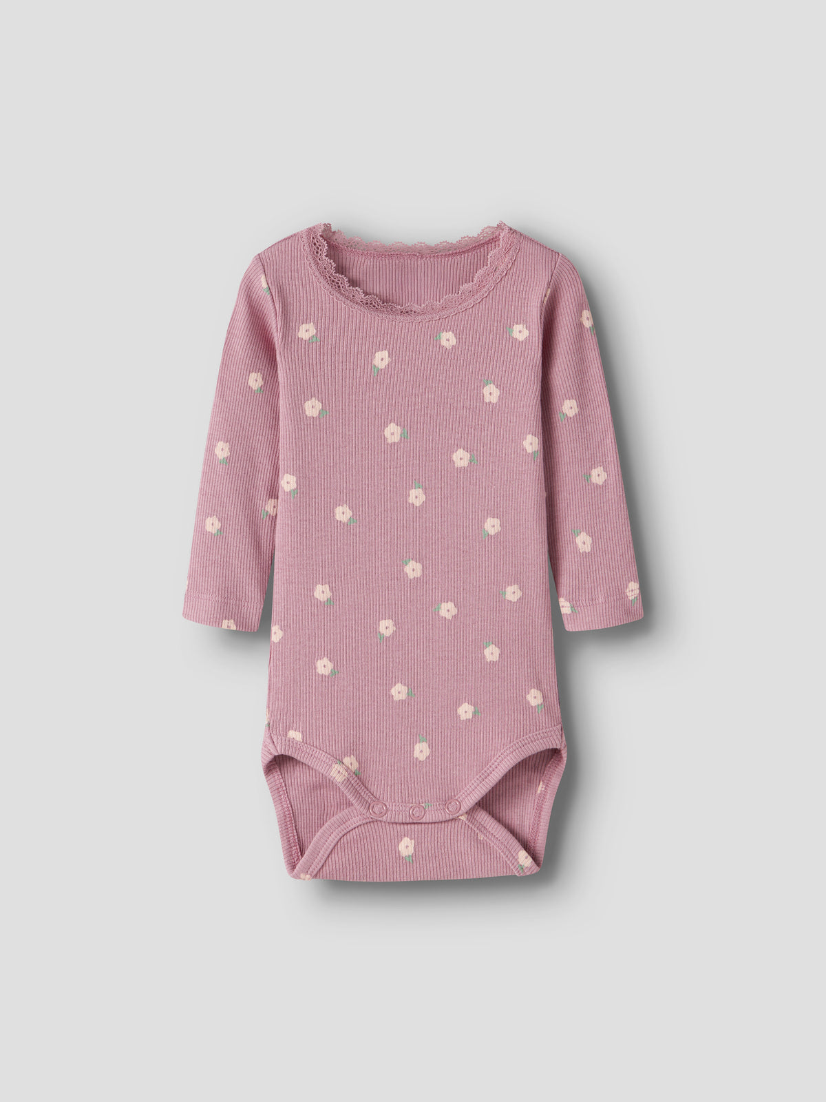 Name it Body Langarm mit kleinem Blümchenprint