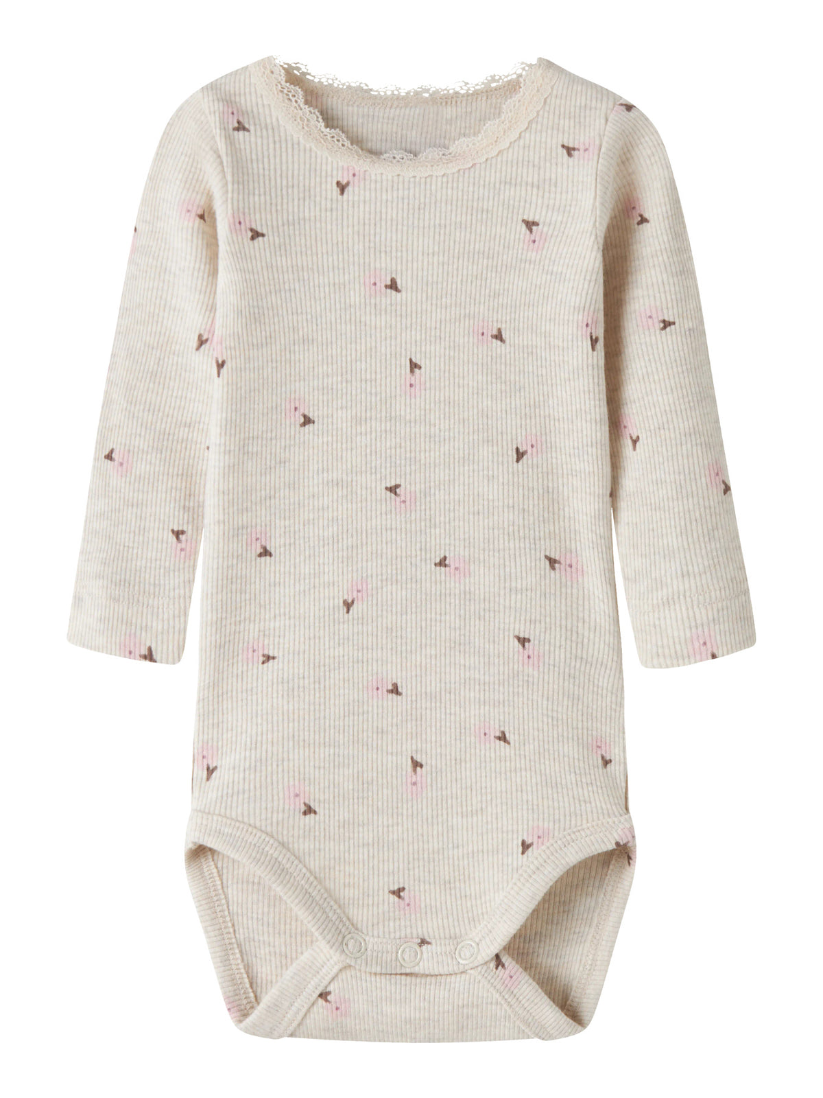 Name it Body Langarm mit kleinem Blümchenprint
