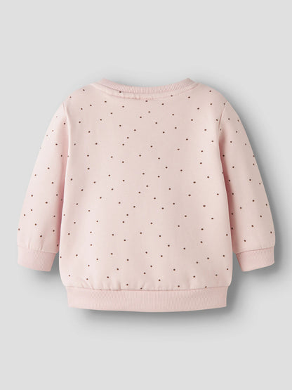 Name it Sweatshirt mit applizierter Blume aus Bio-Baumwolle