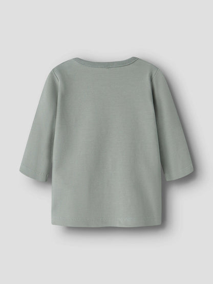Name it Langarmshirt mit Kuhgesicht aus Bio-Baumwolle