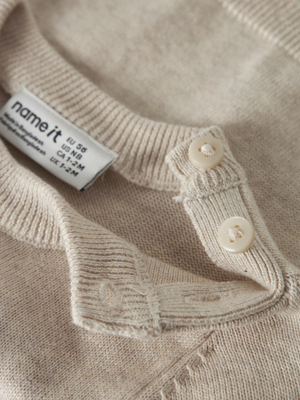 Name it Strickpullover mit Kuh aus Bio-Baumwolle