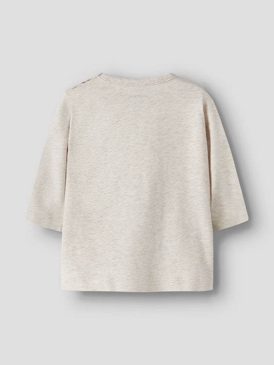 Name it Langarmshirt mit applizierten Blumen aus Bio-Baumwolle