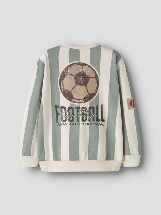 Name it Sweatshirt getreift mit Fußball