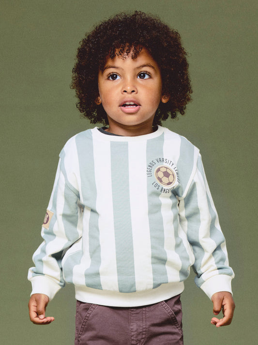 Name it Sweatshirt getreift mit Fußball