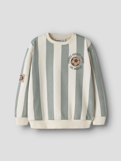 Name it Sweatshirt getreift mit Fußball