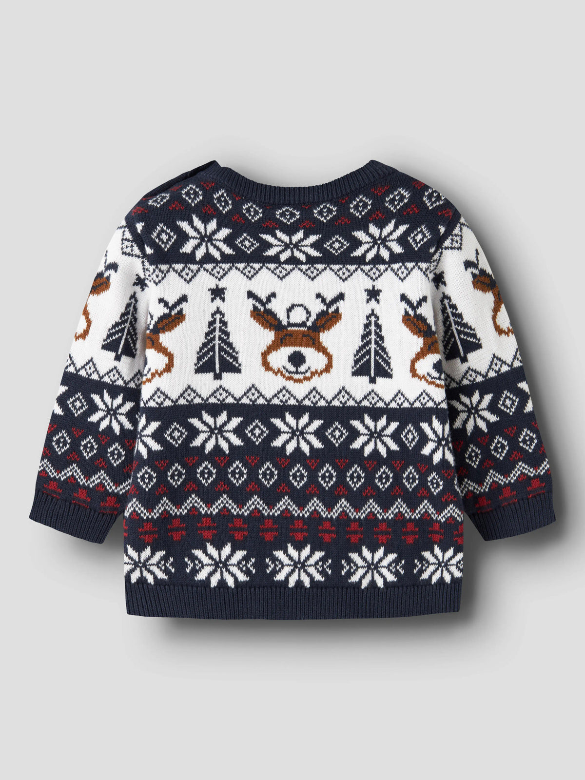 Name it Weihnachtspullover Baby aus Bio-Baumwolle