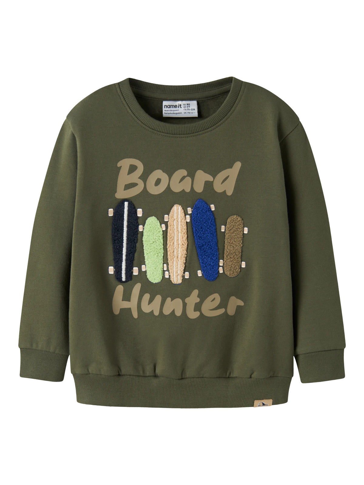 Name it Sweatshirt NIEL mit Skateboard-Applikation
