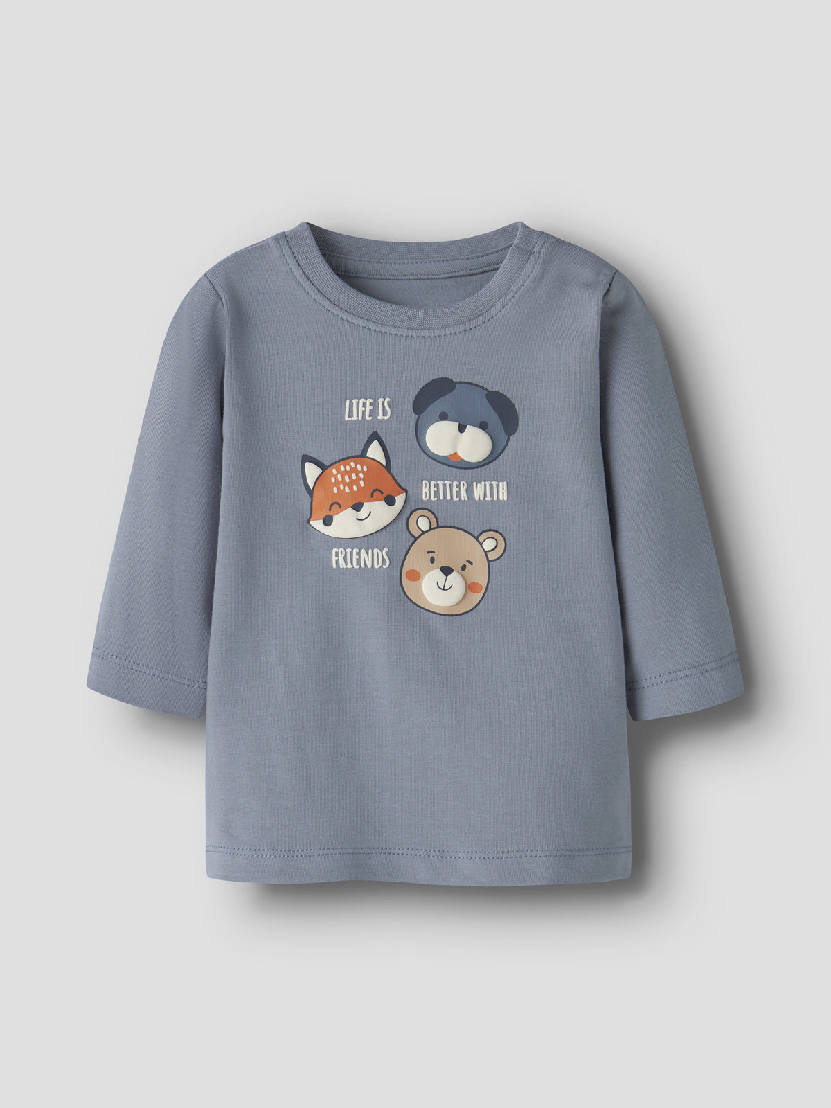 Name it Langarmshirt mit Tierfreunden