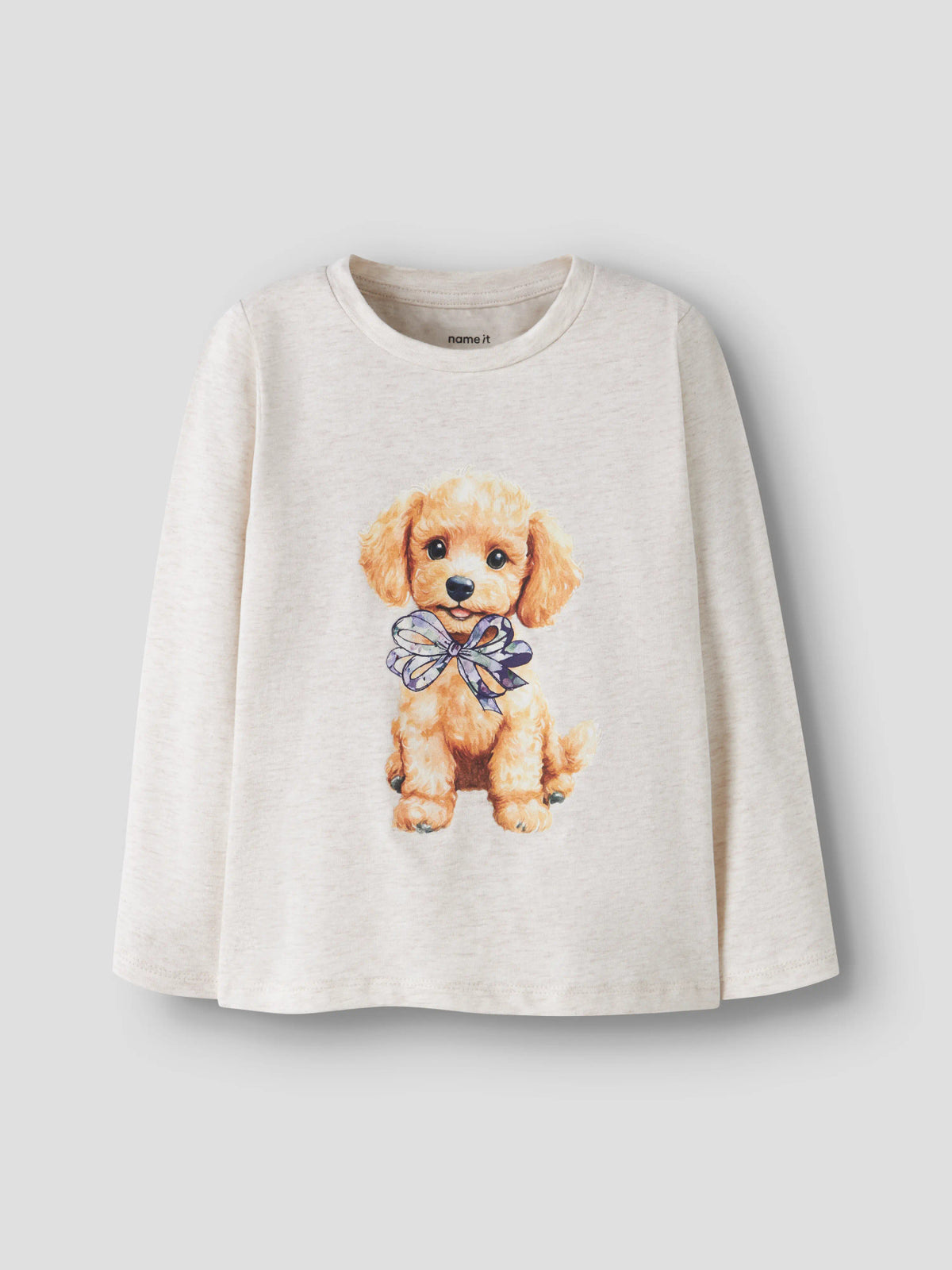 Name it Langarmshirt mit Hundeprint