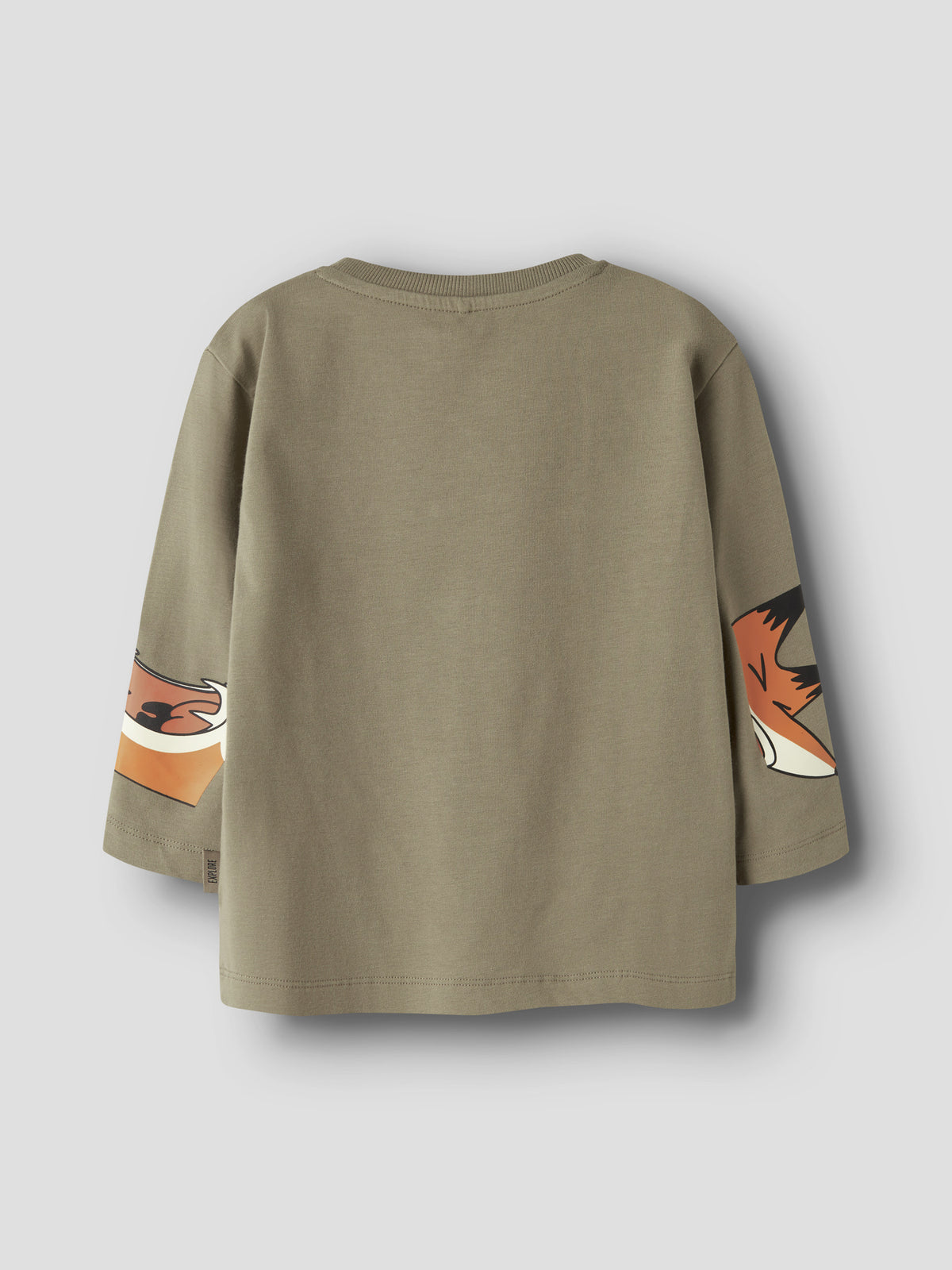 Name it Langarmshirt Otto mit Fuchsprint aus Bio-Baumwolle