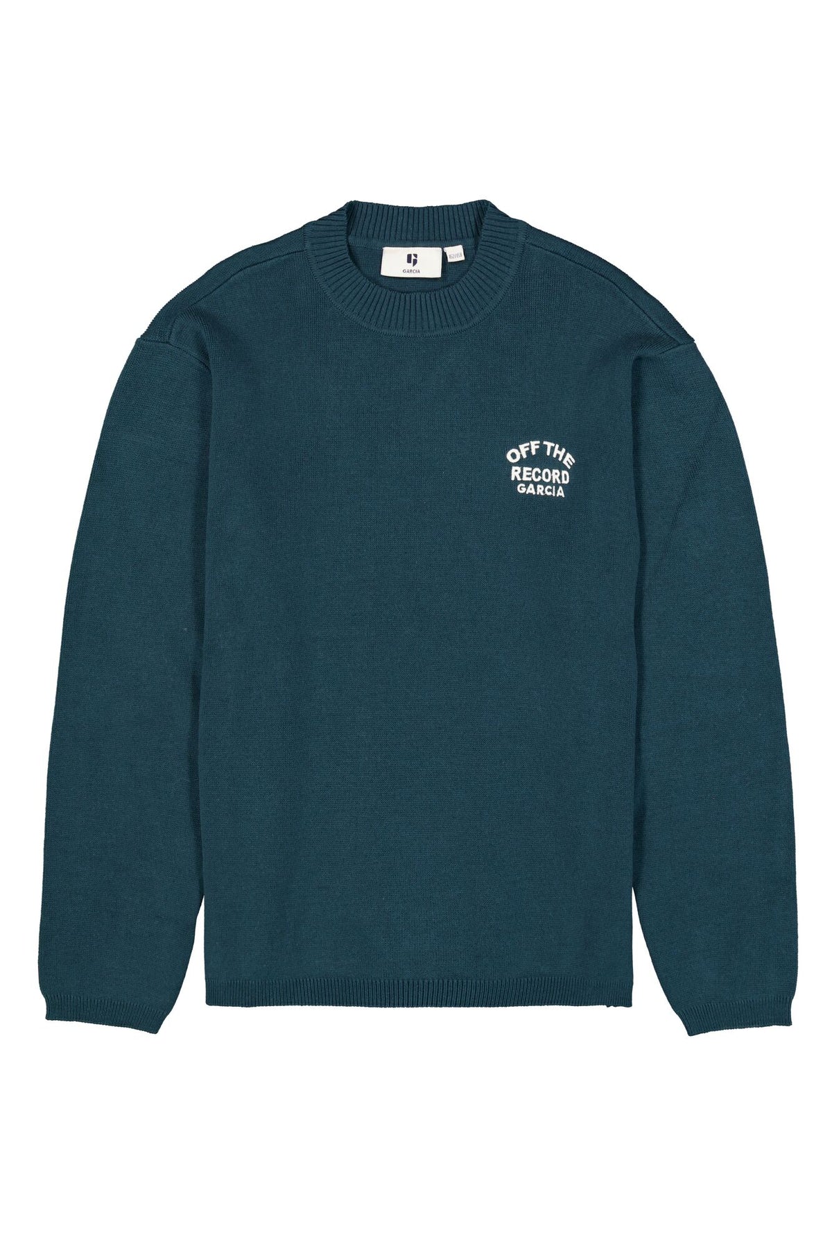 Garcia Grüner Strickpullover