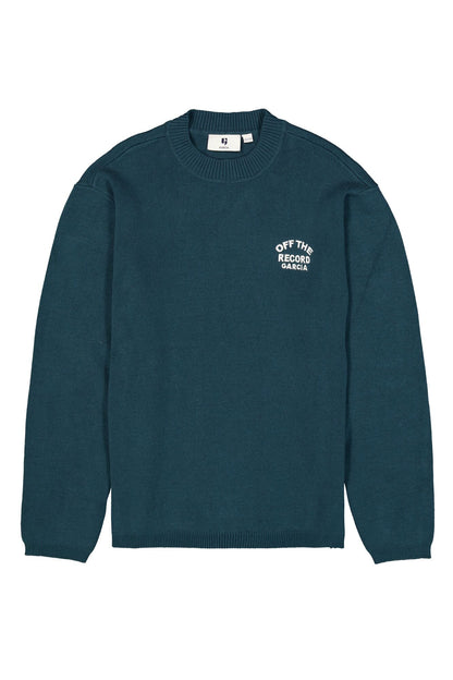 Garcia Grüner Strickpullover