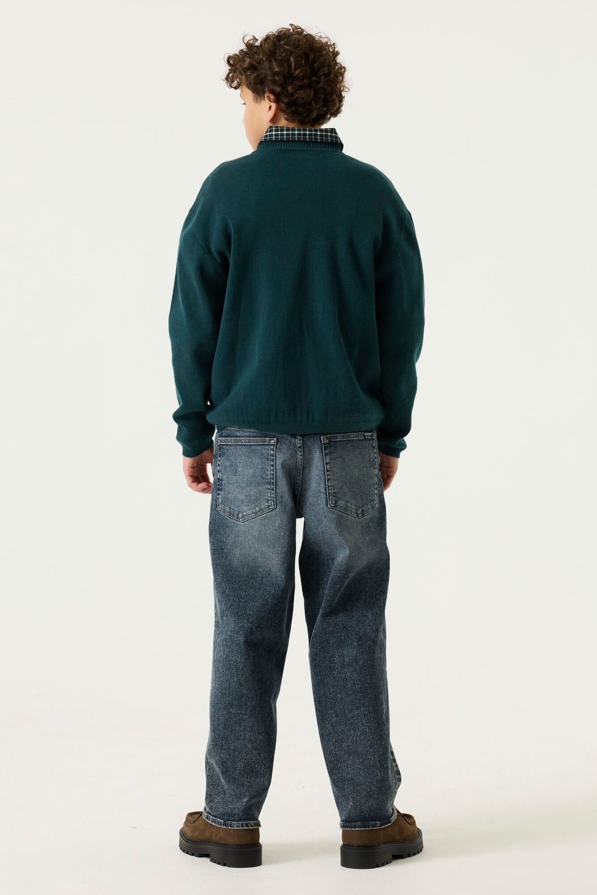 Garcia Grüner Strickpullover