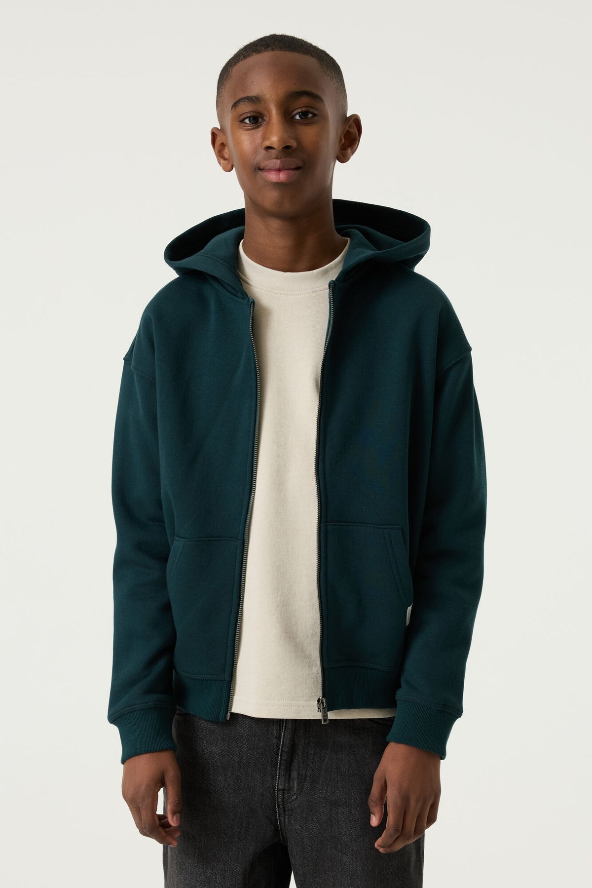 Garcia Blaugrüne Sweatjacke