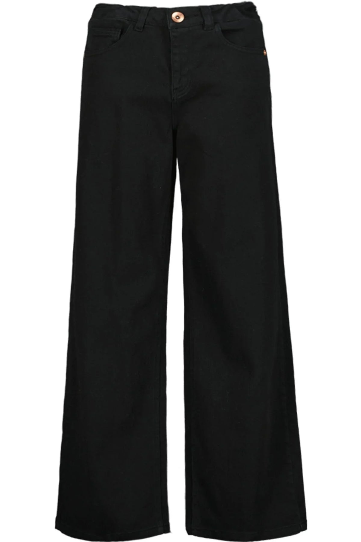 Garcia Schwarze Hose in Wide Fit