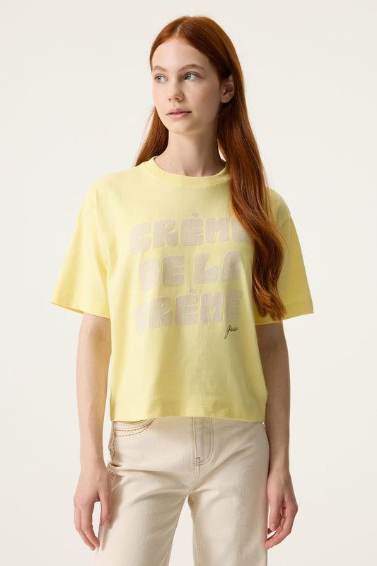 Garcia Gelbes T-Shirt