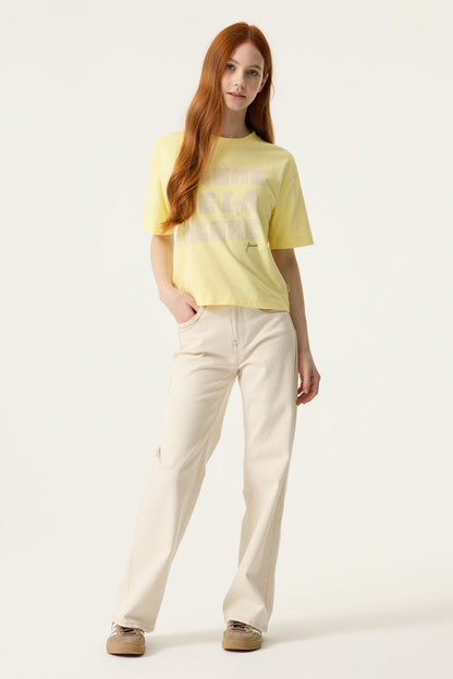 Garcia Gelbes T-Shirt