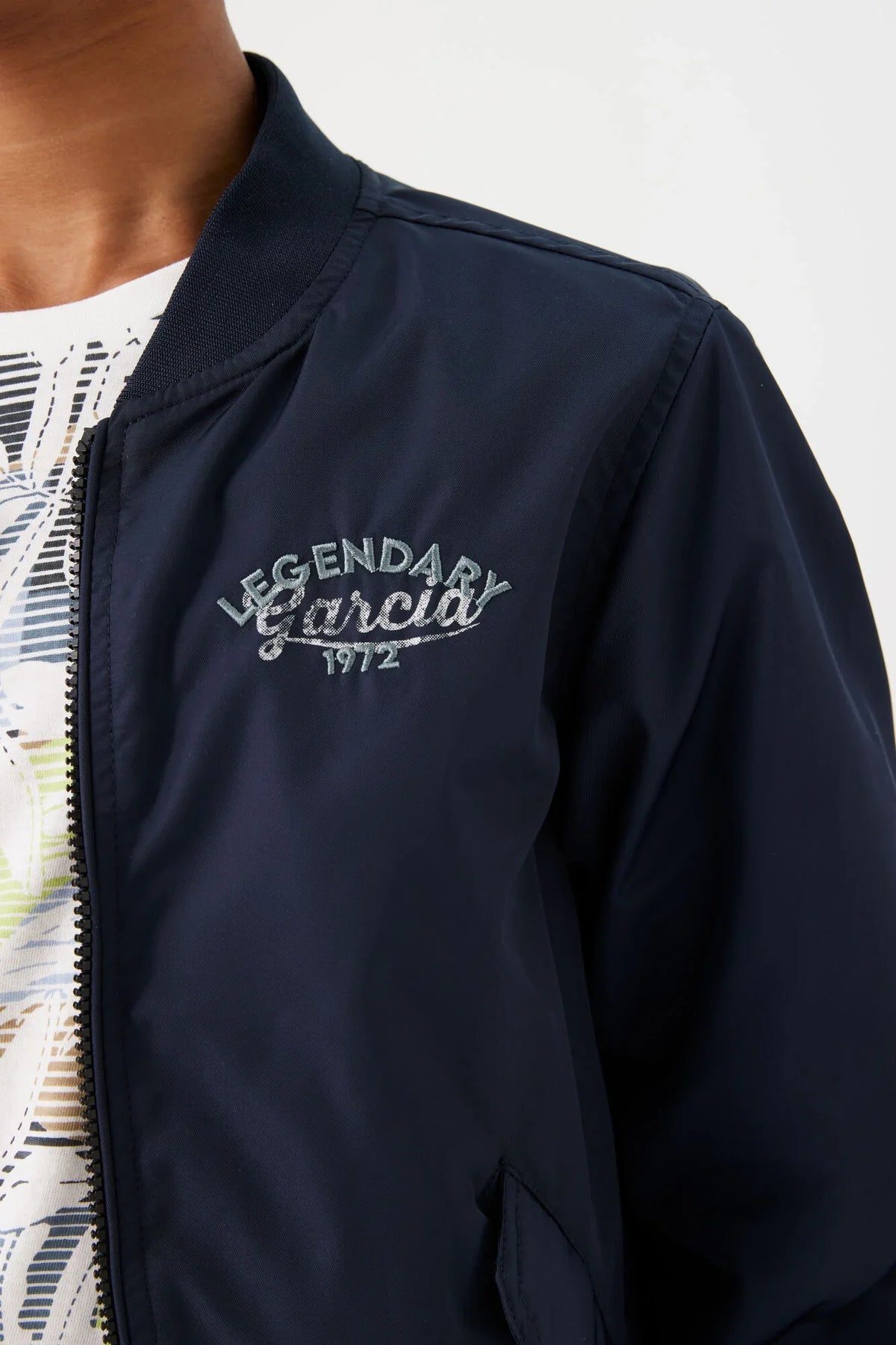 Garcia Dunkelblaue Bomberjacke