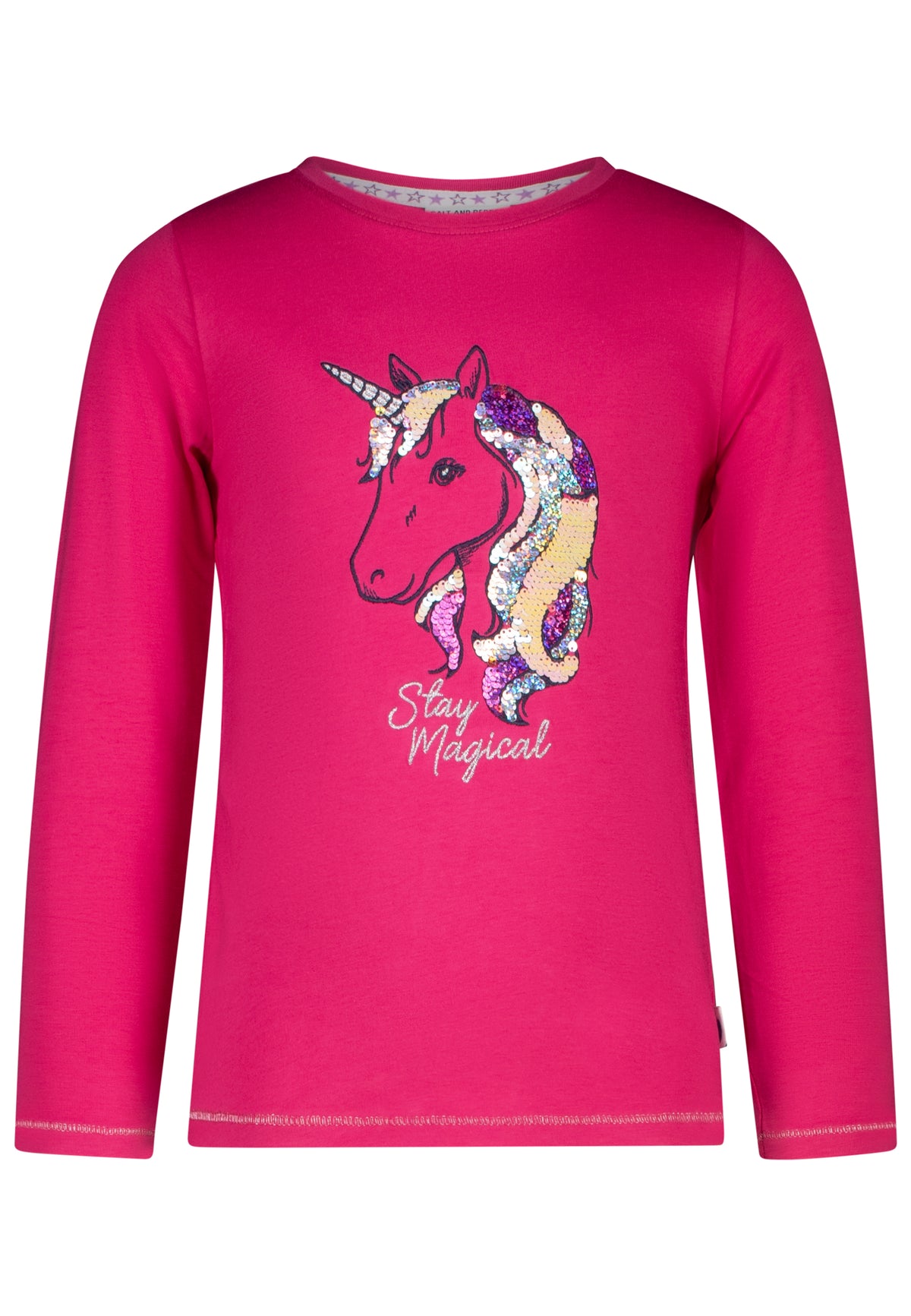 Salt and Pepper Langarmshirt Einhorn mit Wendepailetten