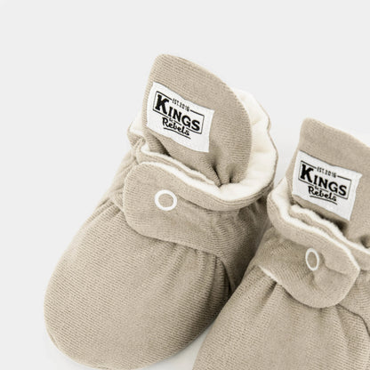 Kings & Rebels Booties Gamuza Gripper - Ivory