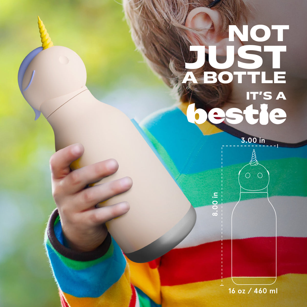Asobu Trinkflasche Bestie Sparkle The Unicorn