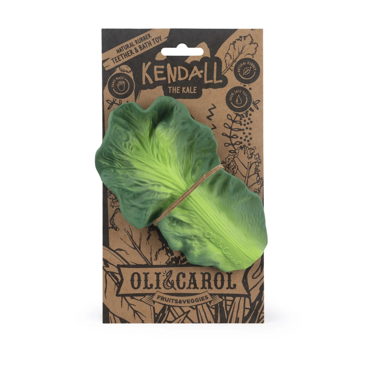 Oli & Carol Beißspielzeug - Salatblatt  Kendall the Kale