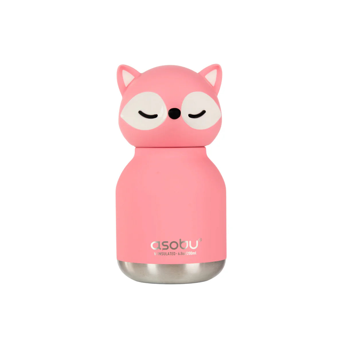 Asobu Trinkflasche Mini Bestie Aurora The Mini Fox mit Schlüsselring