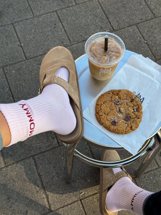 FAMVIBES Socken "Mommy" rosa