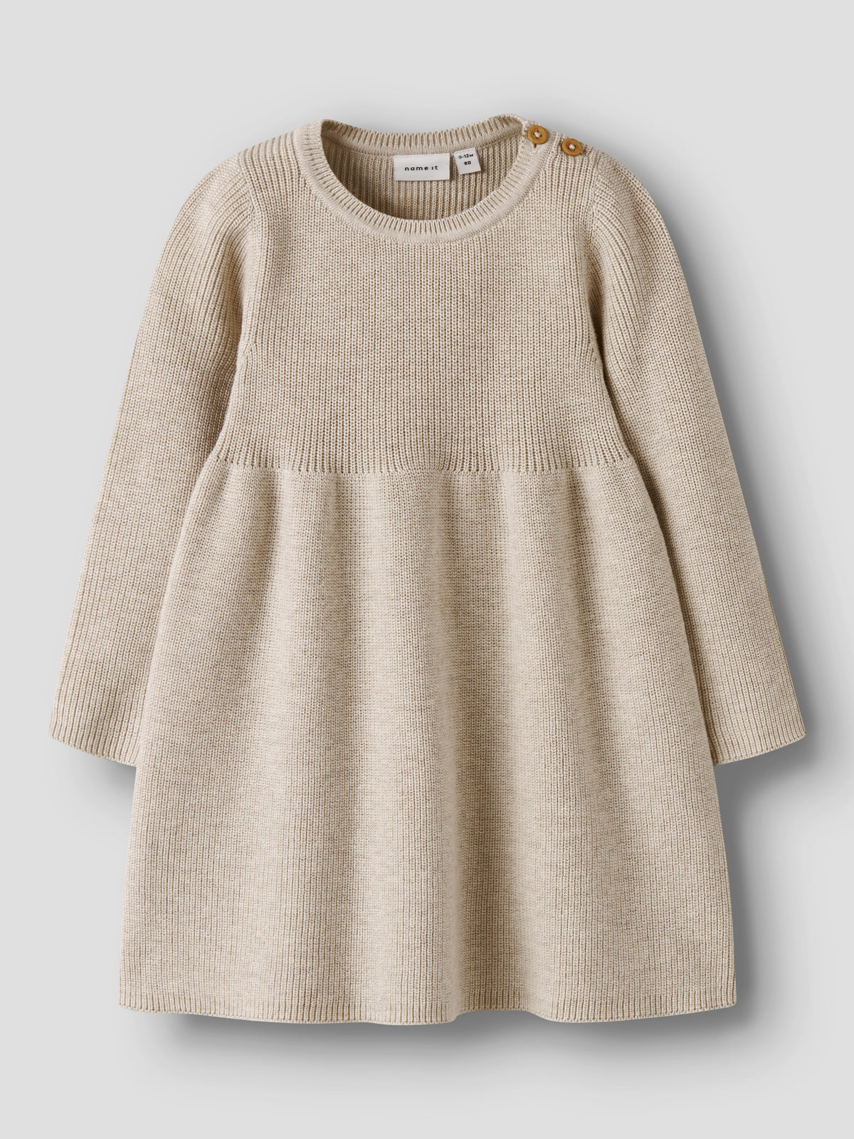 Name it Strickkleid aus Bio-Baumwolle