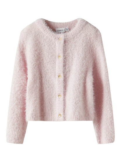 Name it Strickjacke aus Fransengarn
