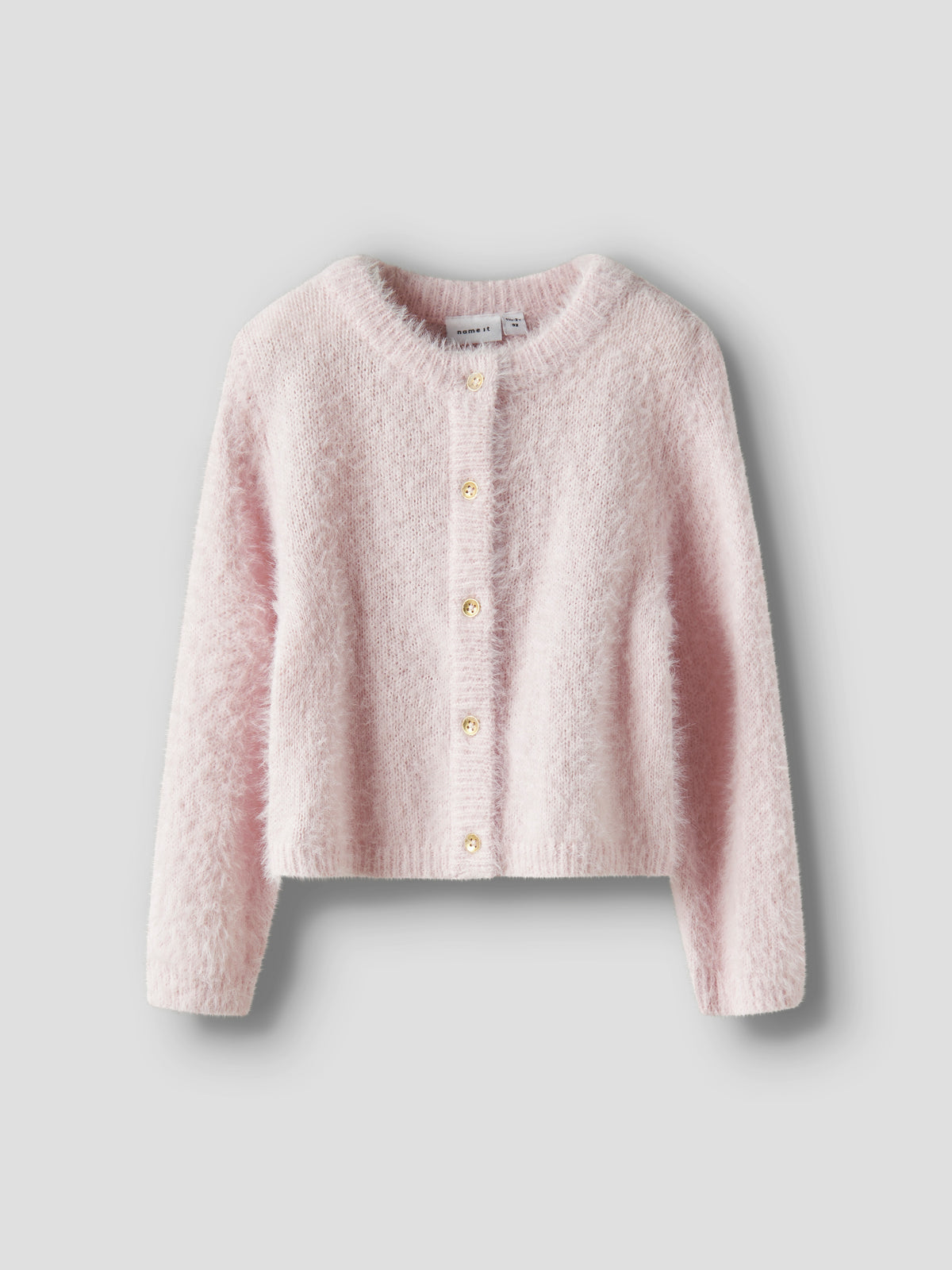 Name it Strickjacke aus Fransengarn