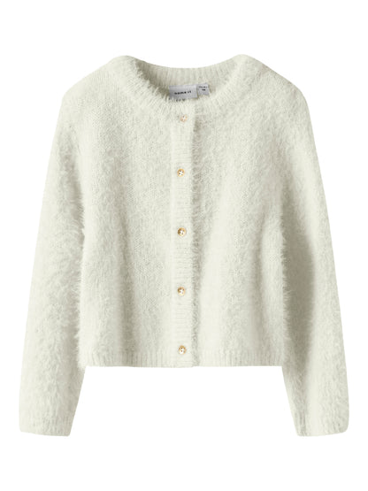 Name it Strickjacke aus Fransengarn
