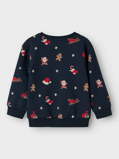 Name it Sweatshirt Weihnachten aus Bio-Baumwolle