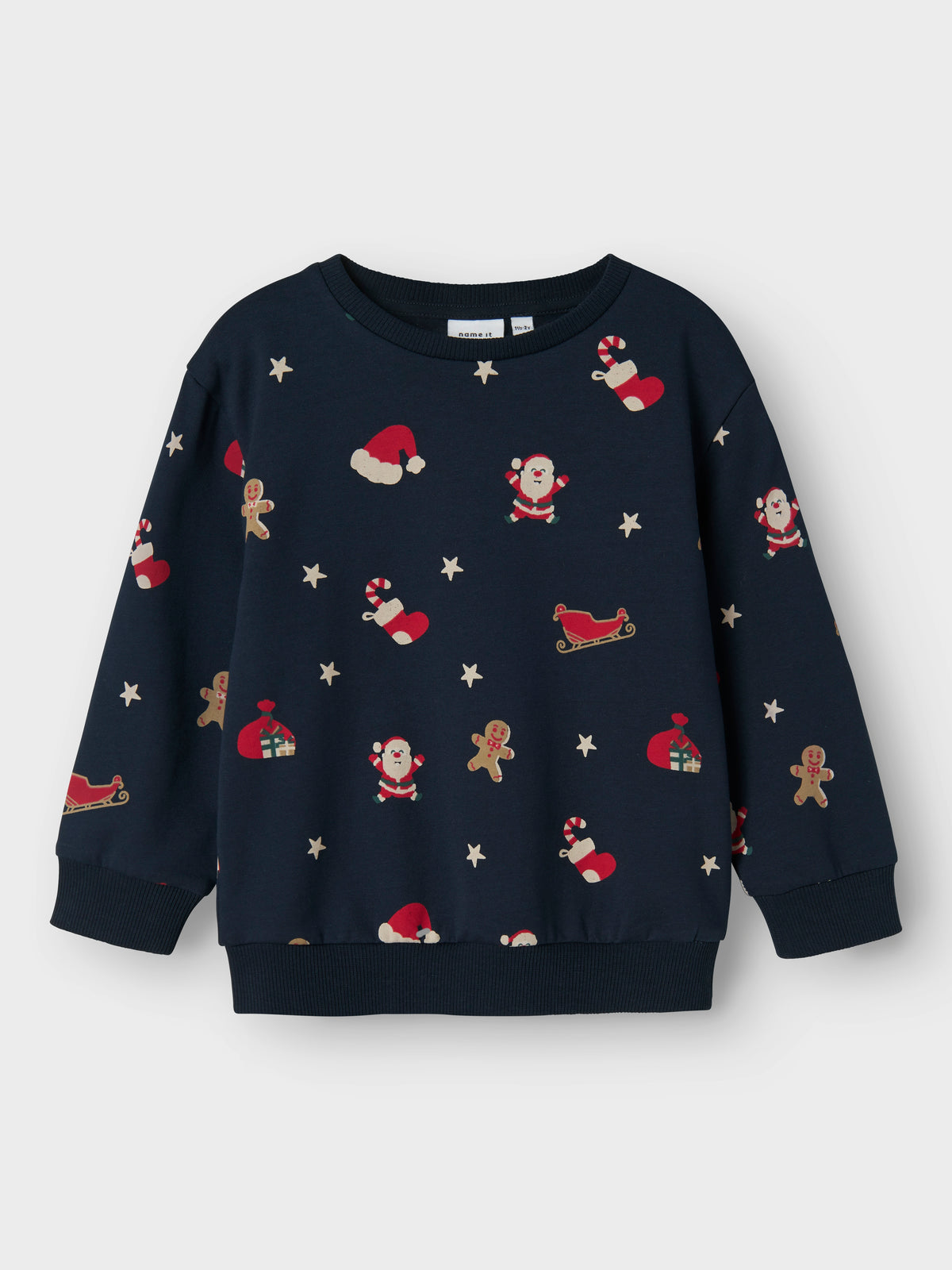 Name it Sweatshirt Weihnachten aus Bio-Baumwolle