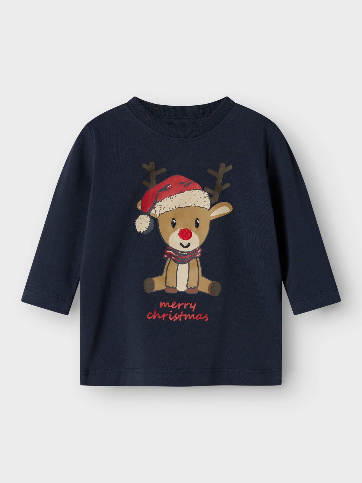 Name it Langarmshirt Weihnachten aus Bio-Baumwolle
