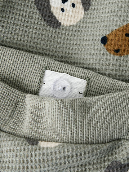 Name it Hose mit Hundeköpfen aus Bio-Baumwolle