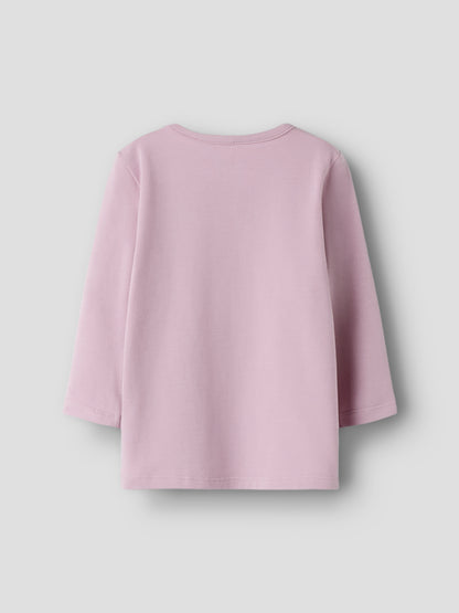 Name it Langarmshirt mit Katzenprint aus Bio-Baumwolle